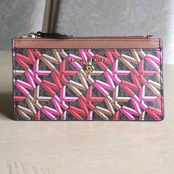 Michael Kors Brown Multi Slim Card Case - Picture 10 of 10